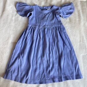 Kate Quinn Purple Flutter Sleeve Cotton Dress • Size 2T